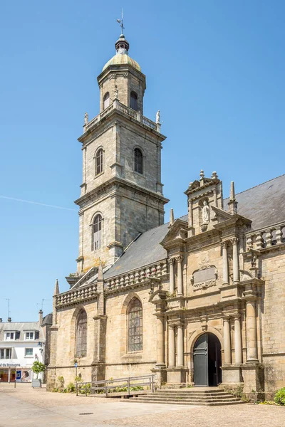 Auray France Juin 2023 Vue Église Saint Gildas Dans Les — Photo