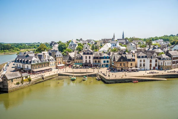 Auray Frankrijk Juni 2023 Uitzicht Oude Stad Met Waterkant Van — Stockfoto