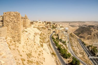 Kerak Kalesi 'nin kalıntılarından, Ürdün
