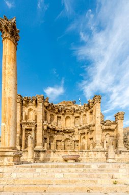 Ürdün 'deki Jerash arkeoloji kompleksindeki Nymphaeum' a bak.