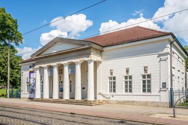 Bremen - Almanya sokaklarındaki Müze binasına bakın
