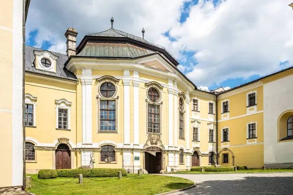 stock image View at the Zdar castle in Zdar nad Sazavou, Czech Republic