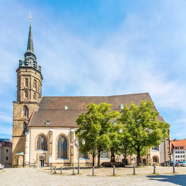Bautzen - Almanya sokaklarındaki Aziz Peter Kilisesi 'ne bakın.