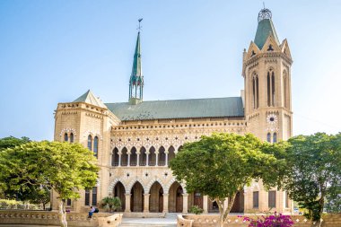 Karaçi caddelerindeki Frere Salonuna bak - Pakistan