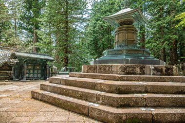 Nikko 'daki Shinto Tapınağı Okushahoto' ya bakın - Japonya