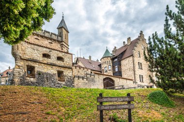 Görünüm Lichtenstein Kalesi - Almanya