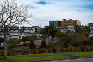 Albany ve çevresinin manzarası, Auckland.
