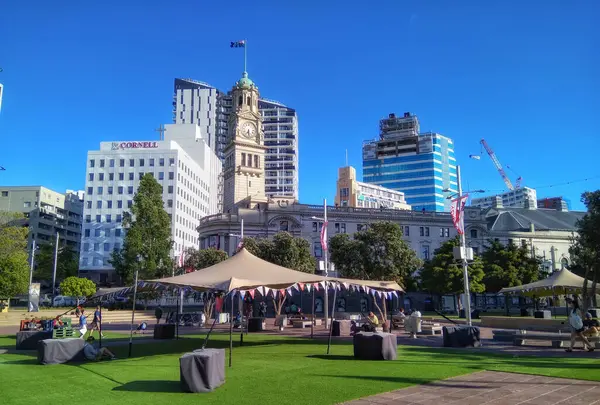 Auckland Belediye Binası Aotea Meydanı 'ndan