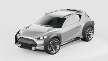 Markasız bir SUV 'un 3 boyutlu görüntülemesi