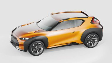 Markasız bir SUV 'un 3 boyutlu görüntülemesi