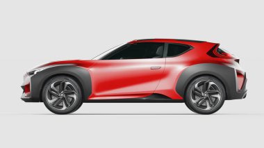 Markasız bir SUV 'un 3 boyutlu görüntülemesi