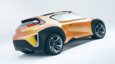 Markasız bir SUV 'un 3 boyutlu görüntülemesi