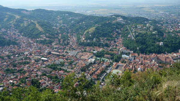 stock image panoramic aerial view of city of plovdiv, bulgaria. 