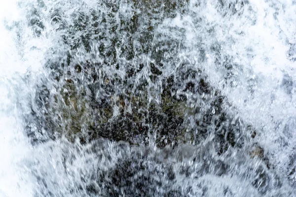 stock image beautiful waterfall with water waves and splashes 