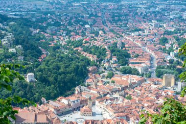 Bern şehrinin panoramik görüntüsü, İsviçre 