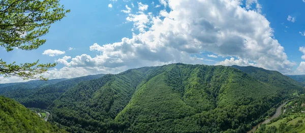 Beautiful Landscape Mountains Green Trees — Stock Photo, Image