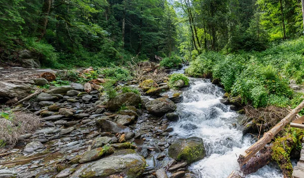 stock image waterfall on the mountain 