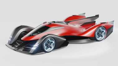 Markasız bir kamyonetin 3 boyutlu görüntülemesi