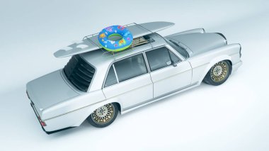 Araba şeklinde bir araba.