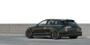 Markasız, jenerik konsept bir arabanın 3 boyutlu çizimi