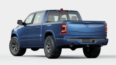 Markasız bir kamyonetin 3 boyutlu görüntülemesi