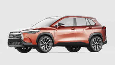 Markasız bir SUV 'un 3 boyutlu görüntülemesi