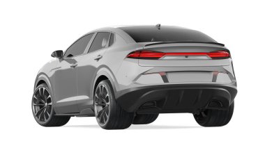 Markasız bir SUV 'un 3 boyutlu görüntülemesi