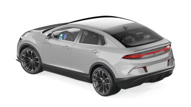 Markasız bir SUV 'un 3 boyutlu görüntülemesi