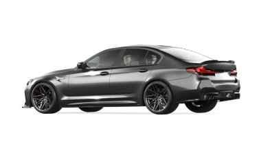 Markasız, jenerik konsept bir arabanın 3 boyutlu çizimi