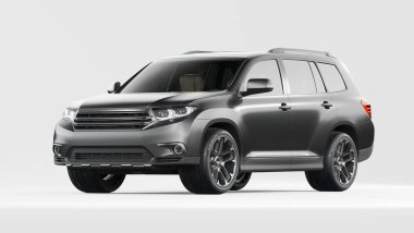 Markasız bir SUV 'un 3 boyutlu görüntülemesi