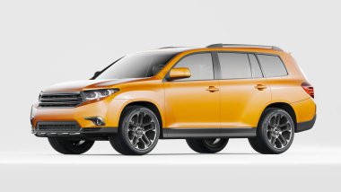 Markasız bir SUV 'un 3 boyutlu görüntülemesi