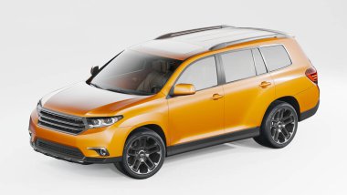 Markasız bir SUV 'un 3 boyutlu görüntülemesi