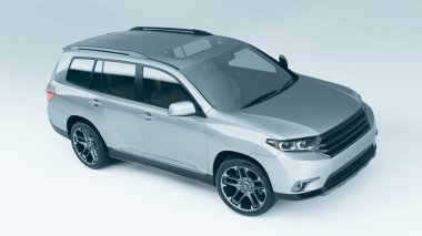 Markasız bir SUV 'un 3 boyutlu görüntülemesi