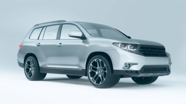 Markasız bir SUV 'un 3 boyutlu görüntülemesi