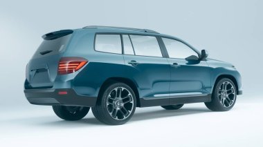 Markasız bir SUV 'un 3 boyutlu görüntülemesi