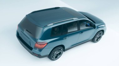 Markasız bir SUV 'un 3 boyutlu görüntülemesi