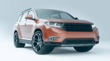 Markasız bir SUV 'un 3 boyutlu görüntülemesi