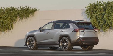 Markasız bir SUV 'un 3 boyutlu görüntülemesi