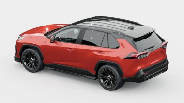 Markasız bir SUV 'un 3 boyutlu görüntülemesi