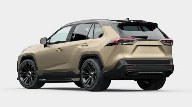 Markasız bir SUV 'un 3 boyutlu görüntülemesi