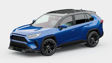 Markasız bir SUV 'un 3 boyutlu görüntülemesi