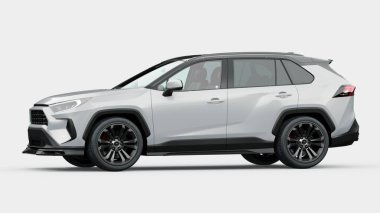 Markasız bir SUV 'un 3 boyutlu görüntülemesi