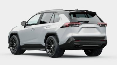 Markasız bir SUV 'un 3 boyutlu görüntülemesi