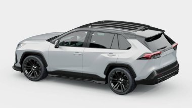 Markasız bir SUV 'un 3 boyutlu görüntülemesi