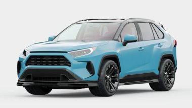 Markasız bir SUV 'un 3 boyutlu görüntülemesi