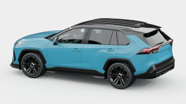 Markasız bir SUV 'un 3 boyutlu görüntülemesi