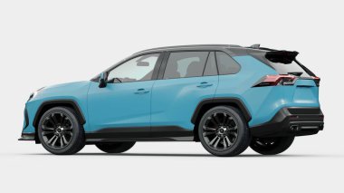 Markasız bir SUV 'un 3 boyutlu görüntülemesi