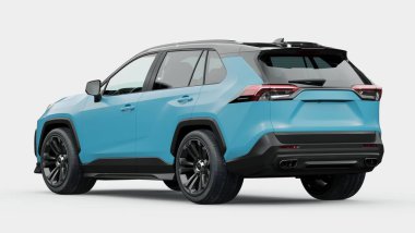 Markasız bir SUV 'un 3 boyutlu görüntülemesi