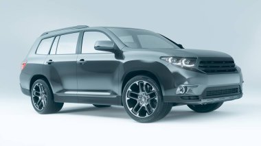 Markasız bir SUV 'un 3 boyutlu görüntülemesi