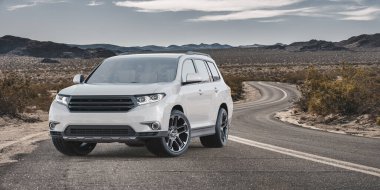 Markasız bir SUV 'un 3 boyutlu görüntülemesi